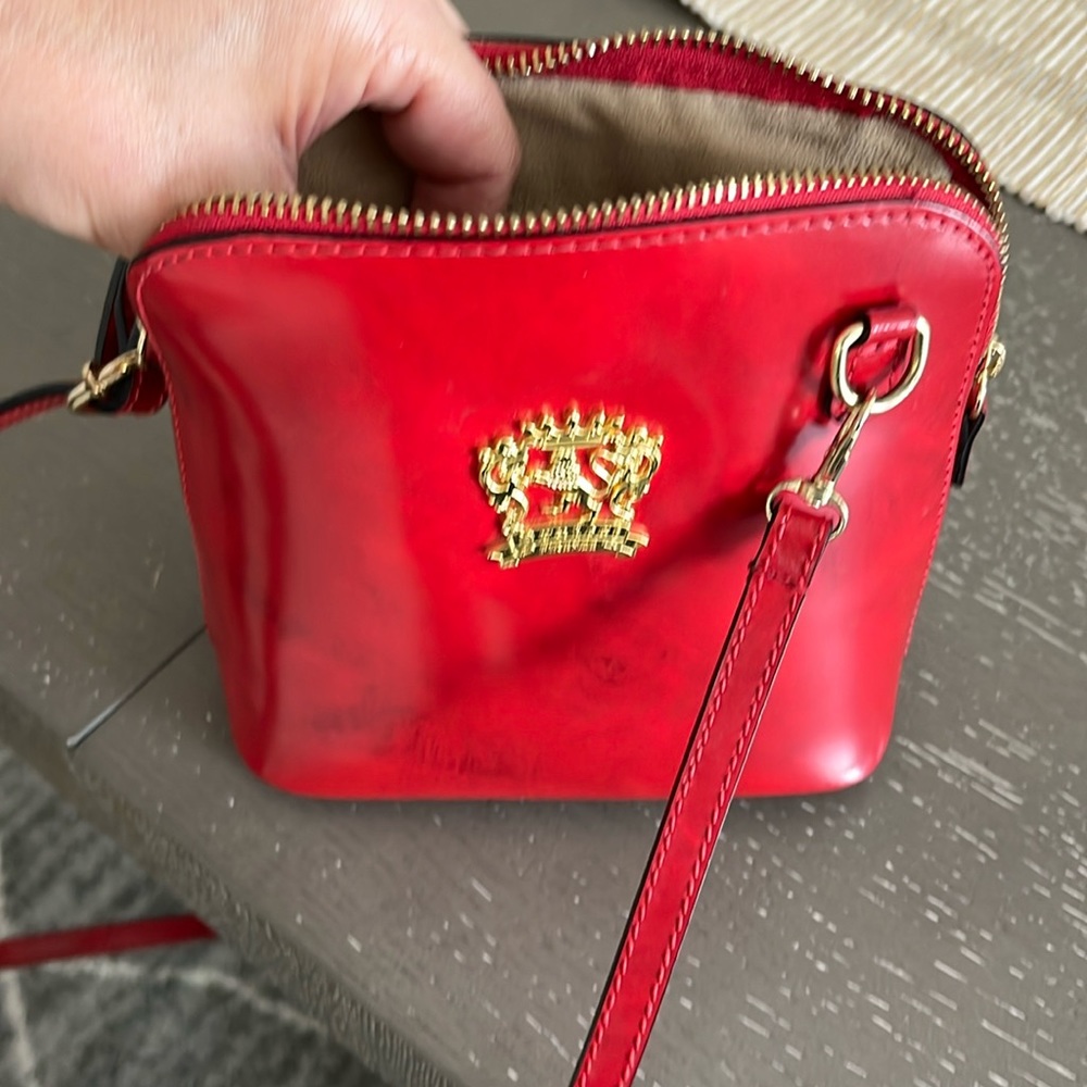 Red pratest Firenze purse used